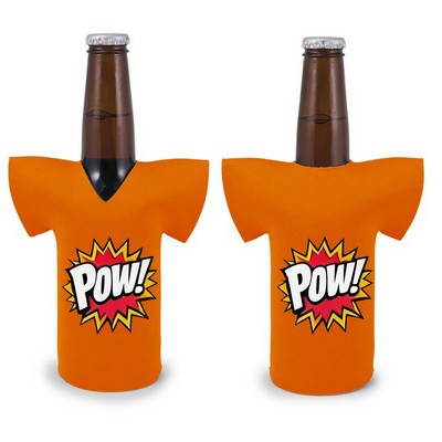 Custom Can Cooler Sleeve Neoprene T-Shirt Shaped