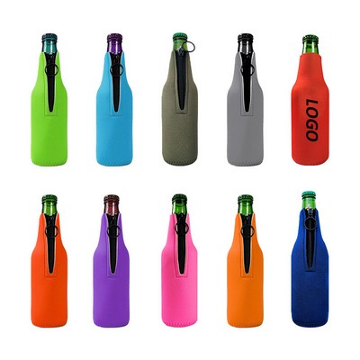 12 Oz. Neoprene Sublimation Bottle Cooler